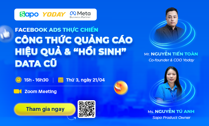 Webinar Facebook Ads thực chiến: Chiến lược Quảng cáo hiệu quả và "Hồi sinh" data cũ