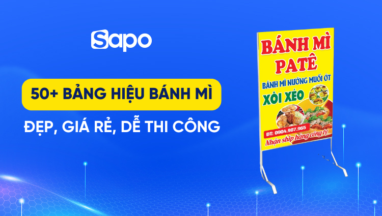 50+ Mẫu bảng hiệu bánh mì đẹp, giá rẻ, dễ thi công 2025