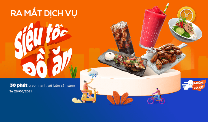 Ahamove giao đồ ăn siêu tốc trong 30 phút - Giải pháp vận chuyển hiệu quả dành cho nhà hàng, quán ăn