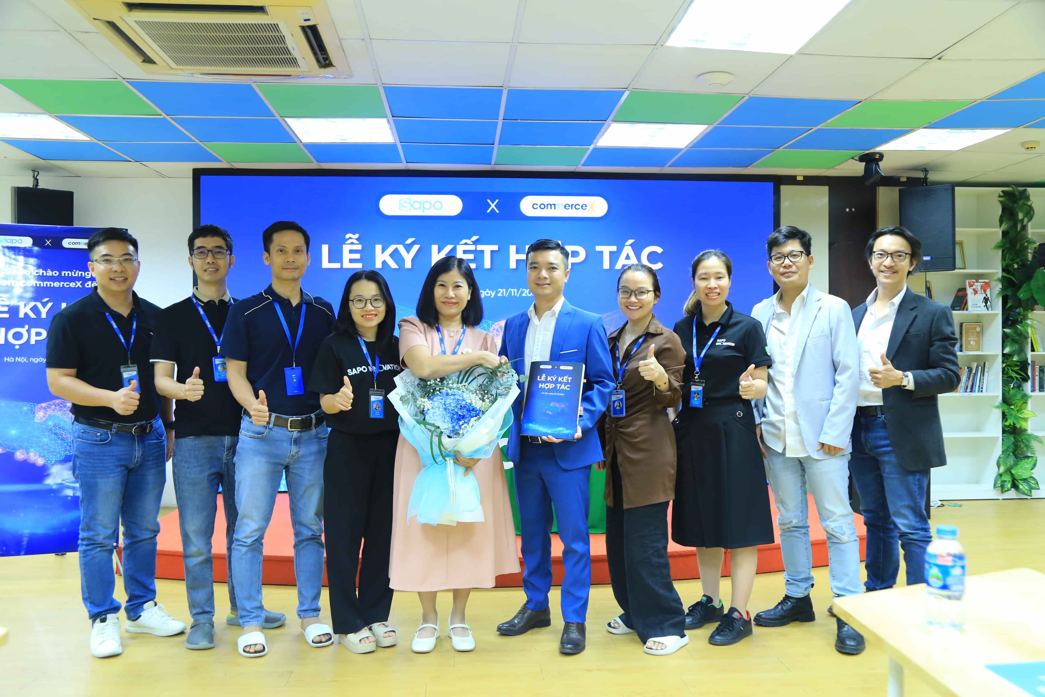 Sapo ký kết thoả thuận hợp tác với Công ty commerceX - Giải pháp thương mại điện tử tối ưu hỗ trợ doanh nghiệp