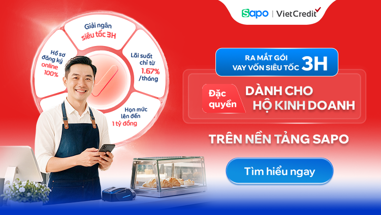 Sapo cung cấp gói vay siêu tốc cho khách hàng: hạn mức lên đến 1 tỷ đồng, giải ngân nhanh trong 3 giờ