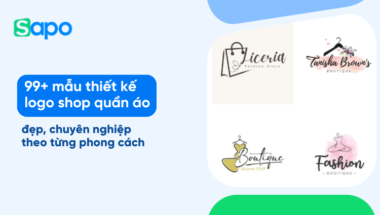 99+ mẫu thiết kế logo shop quần áo đẹp, chuyên nghiệp theo từng phong cách