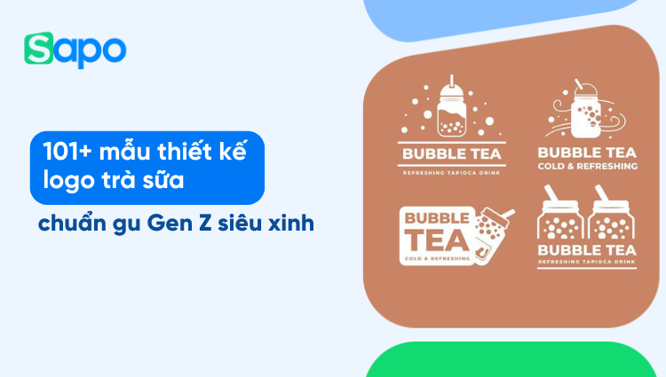101+ mẫu logo ly trà sữa cute, đẹp, chuẩn gu khách hàng