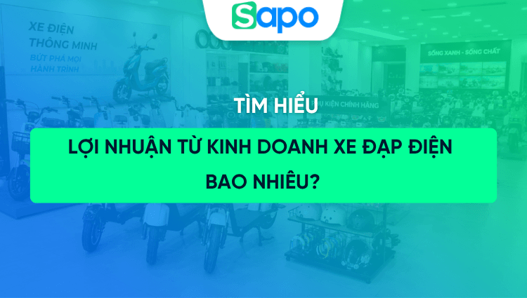 Lợi nhuận từ kinh doanh xe đạp điện bao nhiêu? Có lãi không?