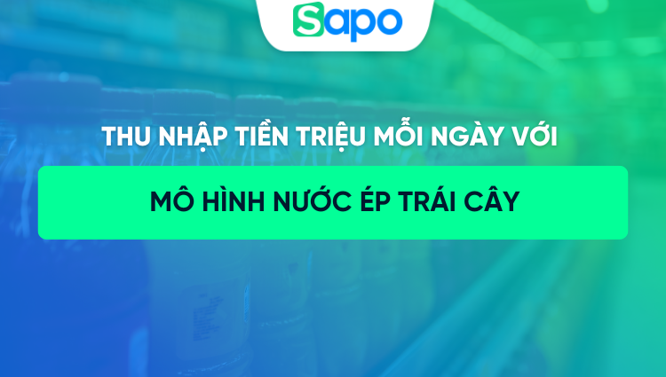 Thu nhập tiền triệu mỗi ngày với mô hình quán nước ép trái cây