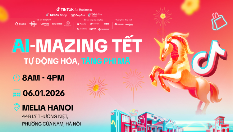Sự kiện: AI-Mazing Tết 2026 - Tận dụng AI để nhân đôi hiệu quả
