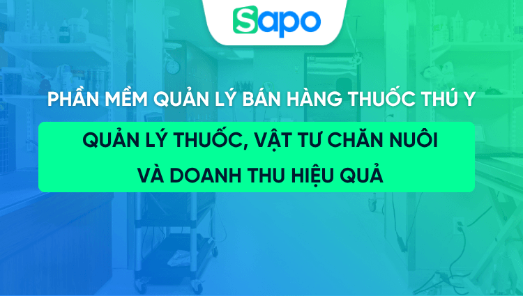 Phần mềm quản lý bán hàng thuốc thú y: Quản lý thuốc, vật tư chăn nuôi và doanh thu hiệu quả