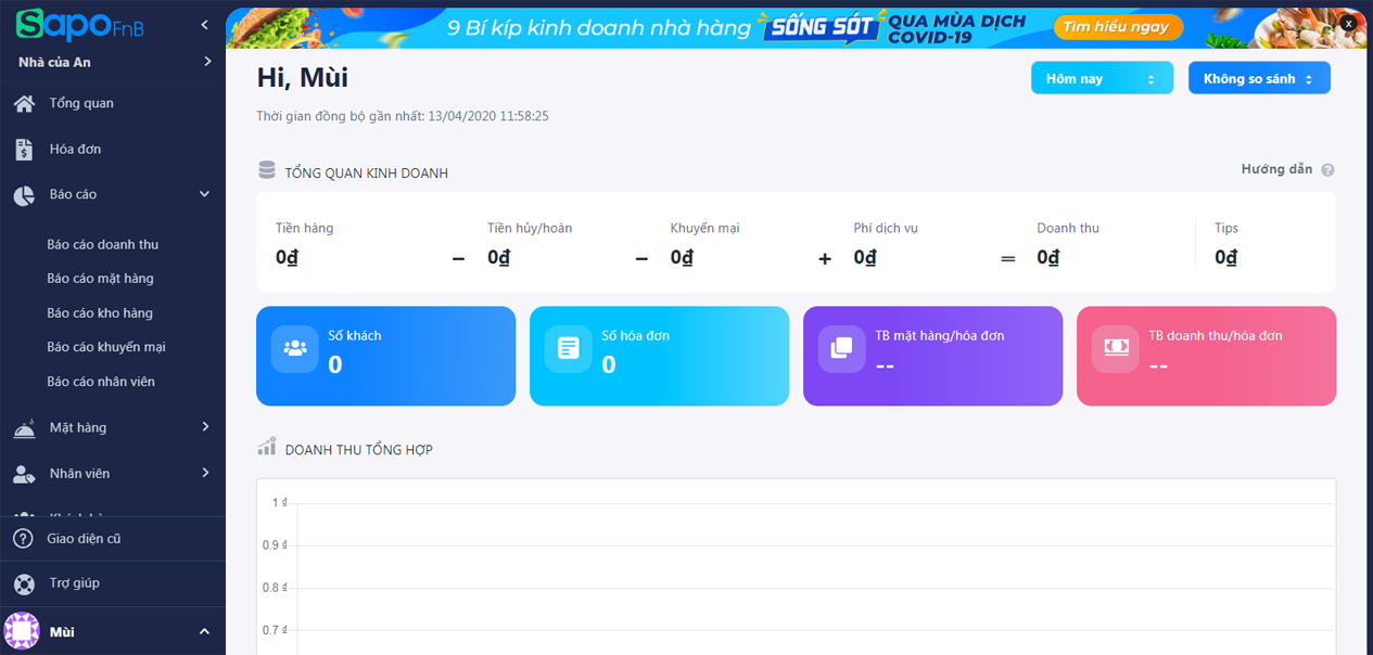 Ra mắt Sapo FnB - Phần mềm quản lý nhà hàng, quán café, quán ăn chuyên nghiệp