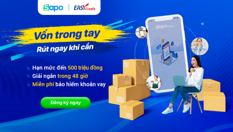 Vay tín chấp Easy Credit lên đến 500 triệu đồng qua Sapo Money với điều kiện, thủ tục đơn giản
