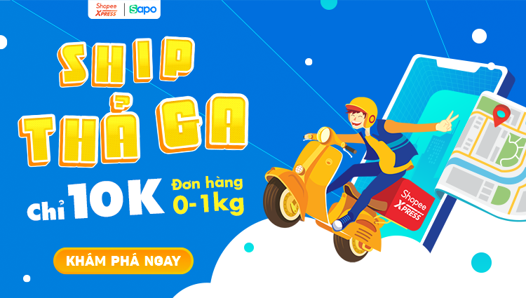 Chỉ 10k đơn hàng 0 - 1kg cùng Shopee kết nối trực tiếp trên Sapo