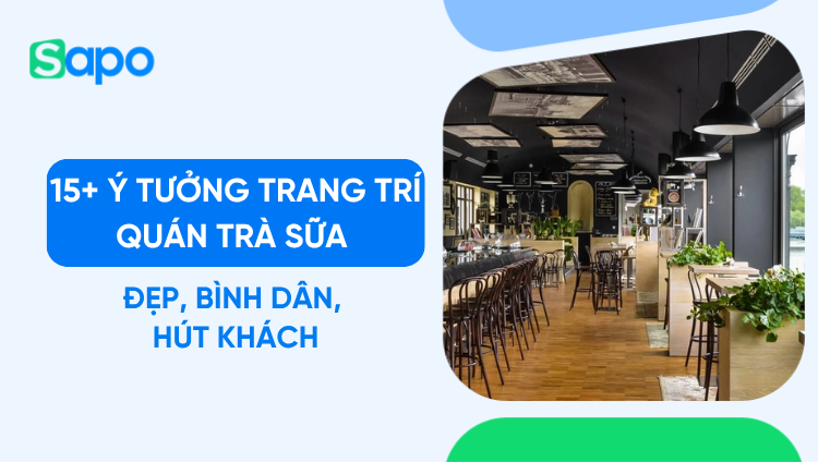 Bật mí cách trang trí quán trà sữa đẹp, đơn giản mà hút khách nườm nượp