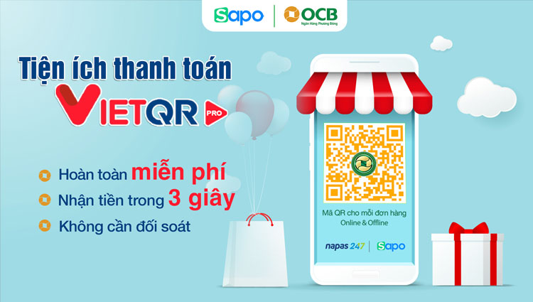 Những tiện ích khi thanh toán VietQR Pro trên Sapo
