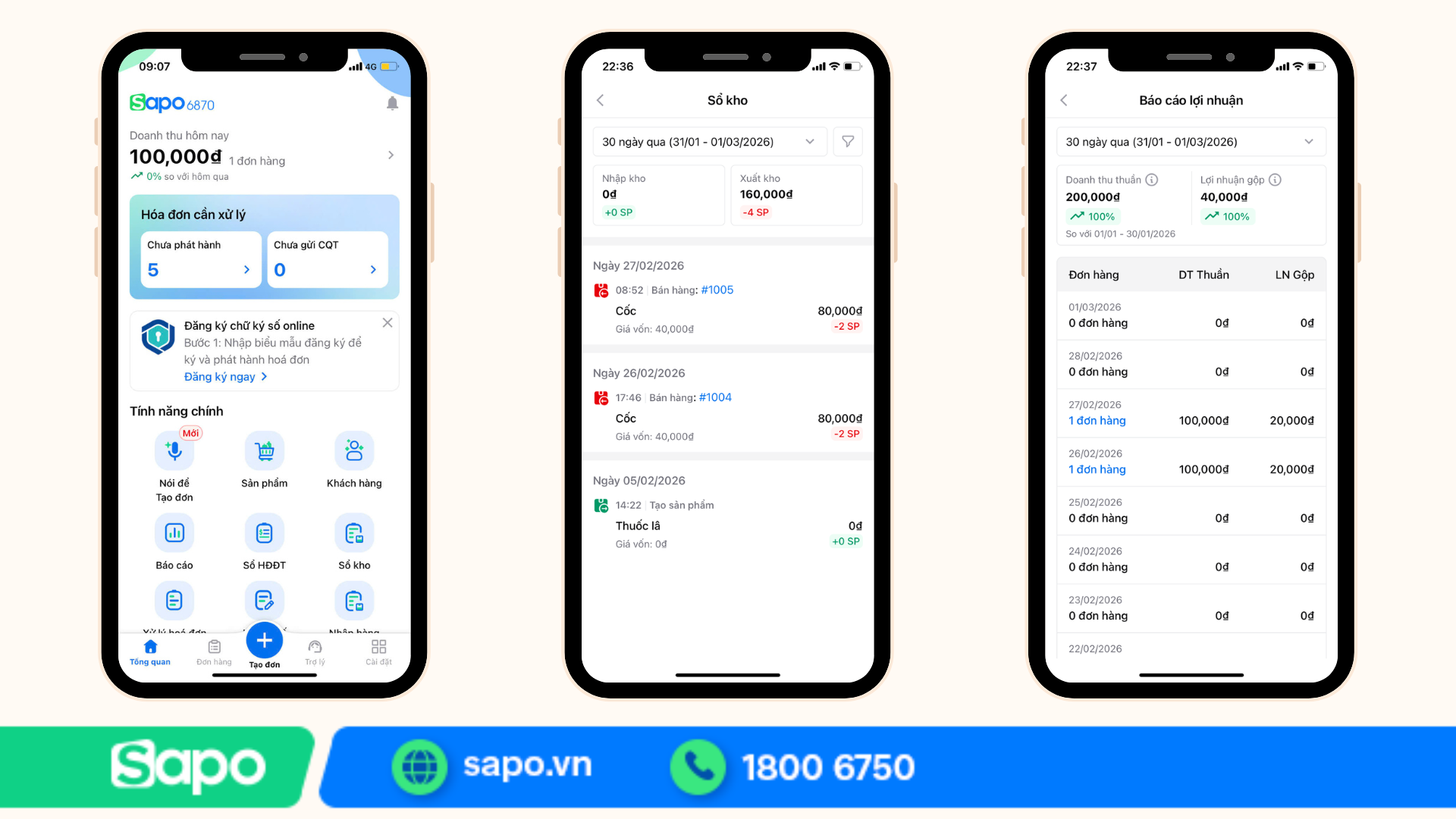 kiểm kho và doanh thu