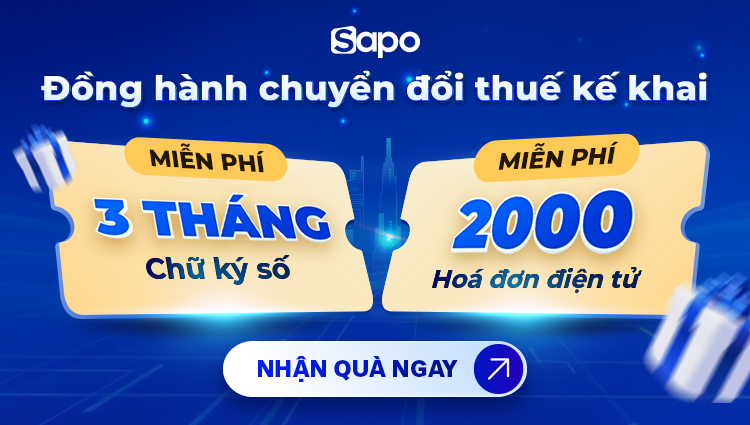 tặng 2.000 hóa đơn điện tử và 03 tháng chữ ký số