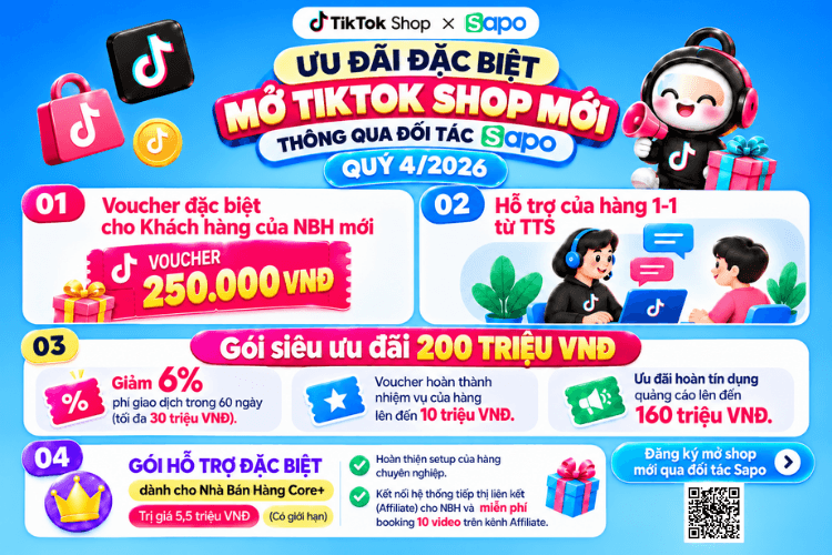 chi tiết ưu đãi tiktok shop