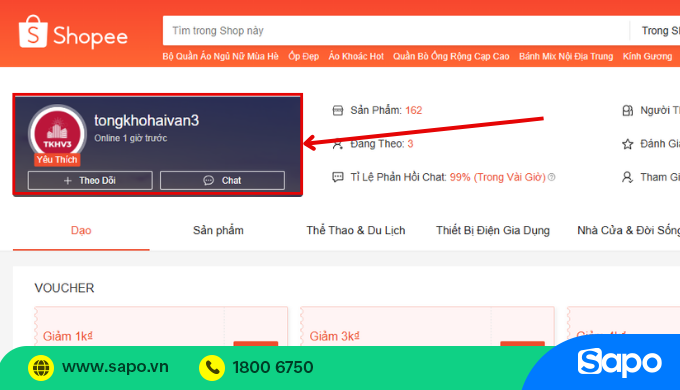 kích thước ảnh bìa shopee