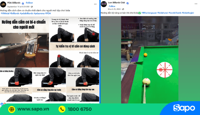 Bài viết chia sẻ kiến thức chơi bida