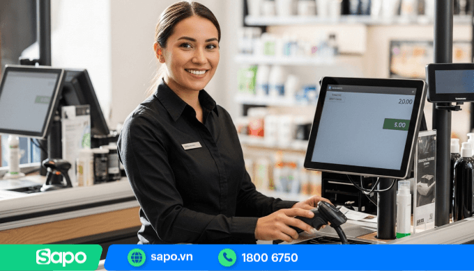 Quầy bán nước trong phòng tập vận hành như một cửa hàng bán lẻ nhỏ