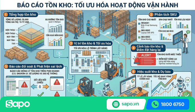 báo cáo tồn kho