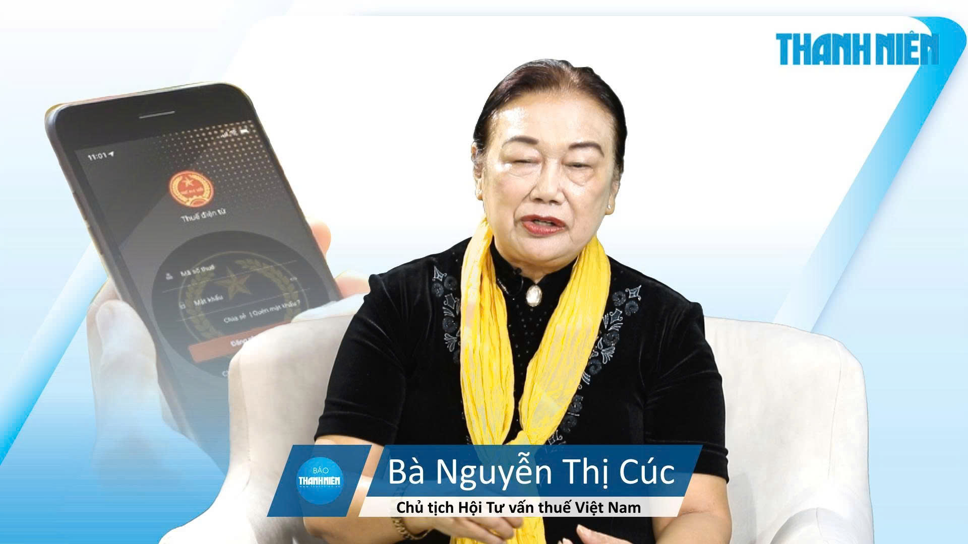 Bà Nguyễn Thị Cúc - Chủ tịch hộ tư vấn Thuế Việt Nam