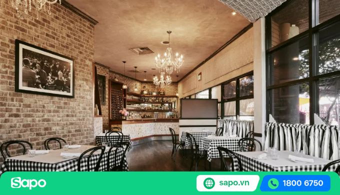 phong cách thiết kế nhà hàng bistro
