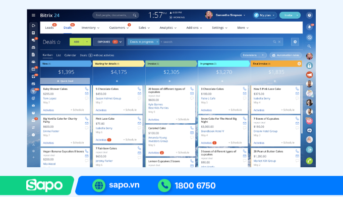 Phần mềm nhân sự Bitrix24