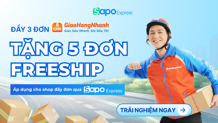 ưu đãi GHN trên Sapo Express