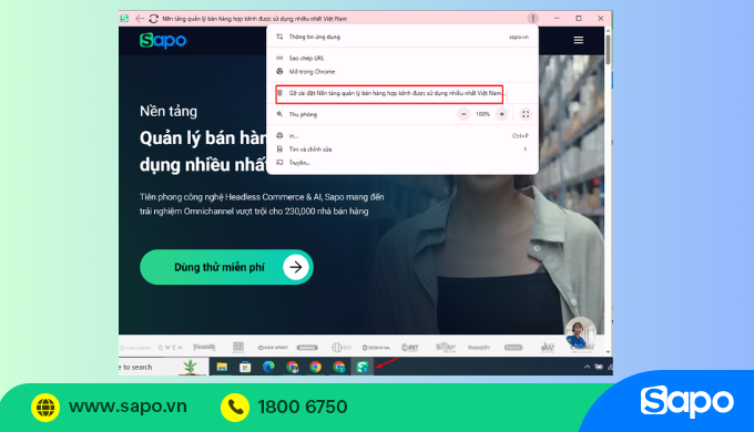 Cách bỏ ghim trang trên Taskbar