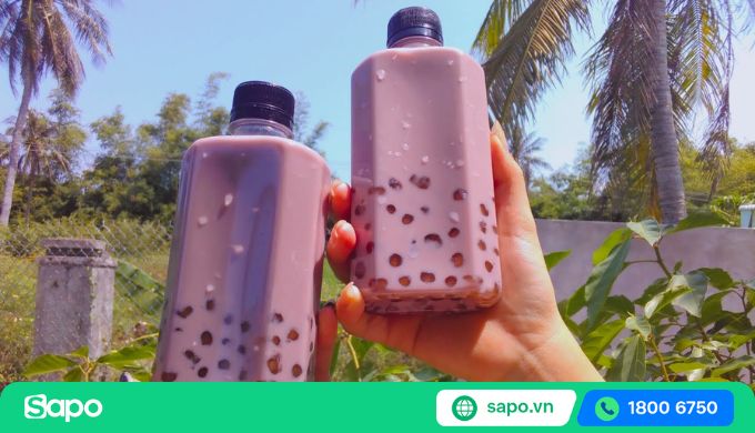 trà sữa khoai môn