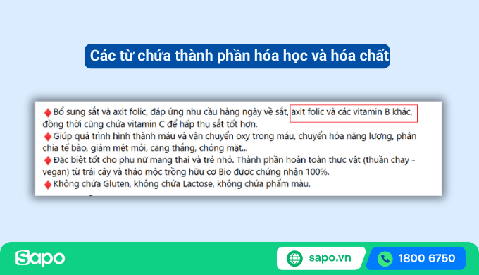 Các từ vi phạm chính sách facebook liên quan đến hóa chất