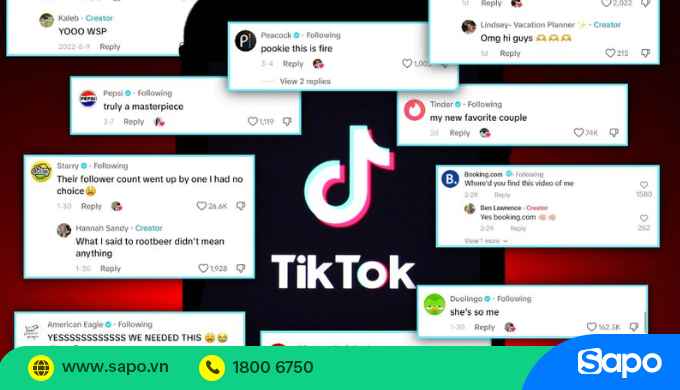 bình luận vào video của người nổi tiếng