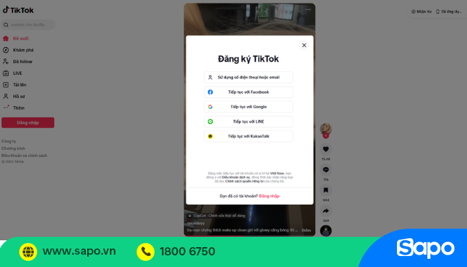 cách tạo tài khoản tiktok