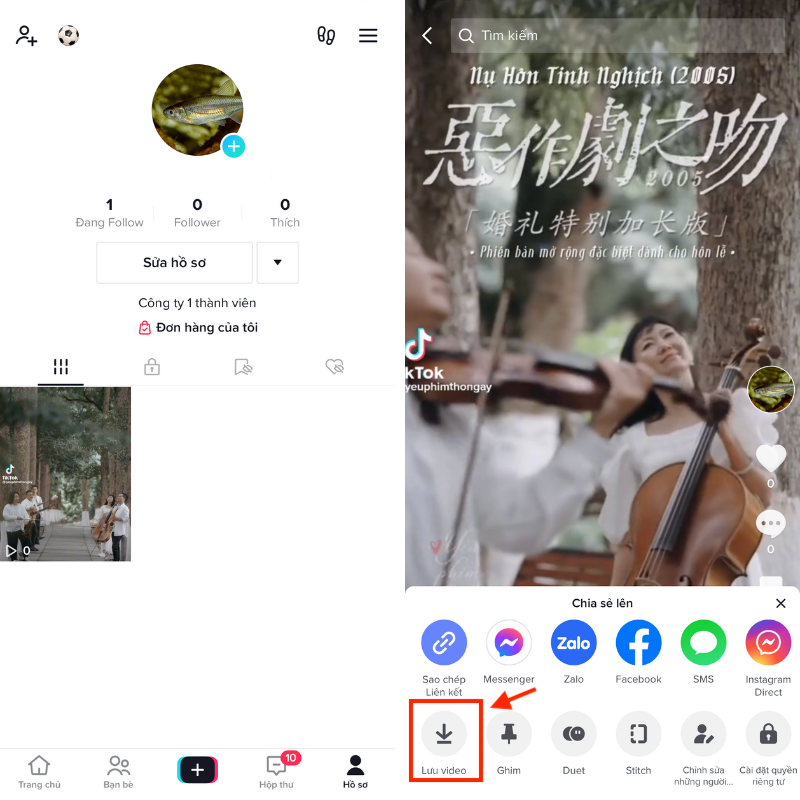 cách chỉnh sửa video đã đăng trên TikTok