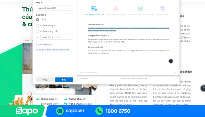 Sử dụng tính năng in để copy