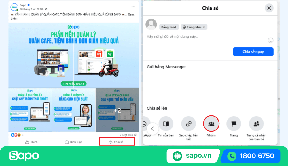 Cách đăng 1 bài lên nhiều nhóm trên Facebook