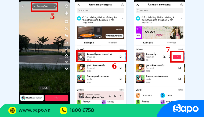 cách ghép nhạc vào video trên TikTok