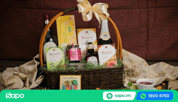 giỏ quà tết đẹp