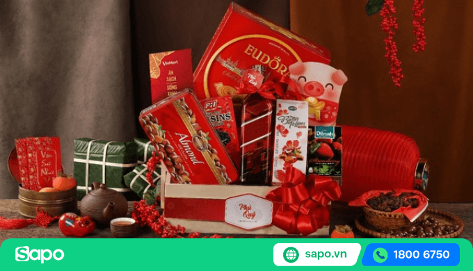 giỏ quà tết sang trọng