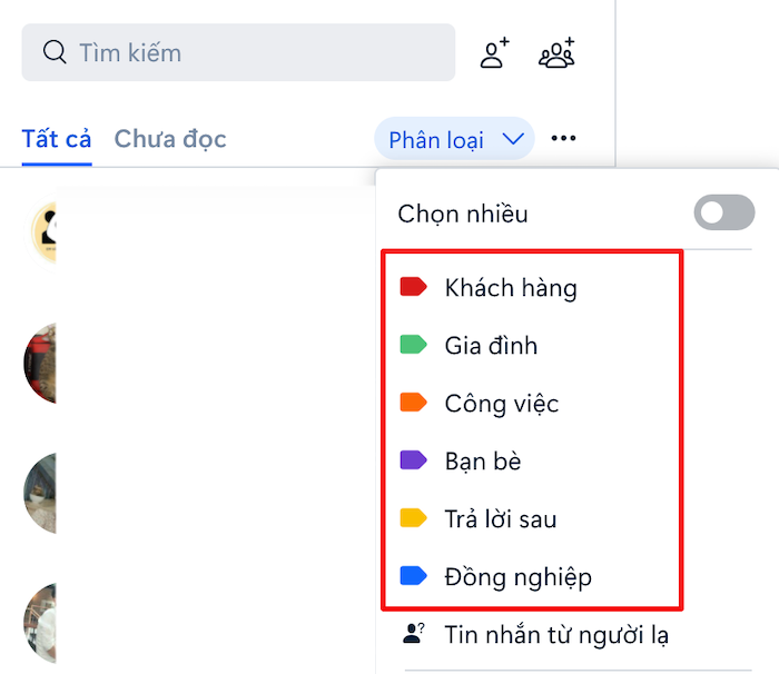 Cách gửi tin nhắn hàng loạt trên Zalo