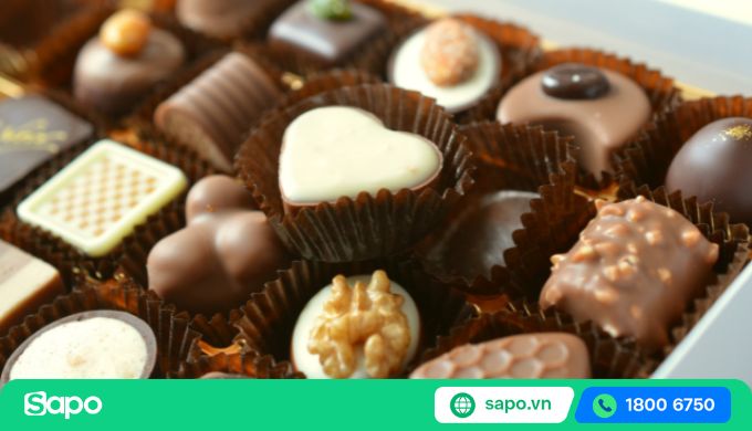 trang trí và bảo quản socola