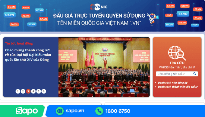 Check tên miền khả dụng trước khi tạo website