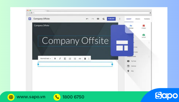 Tìm hiểu lợi ích lập web trên Google Sites