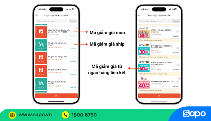 Lấy mã giảm giá trên ShopeeFood