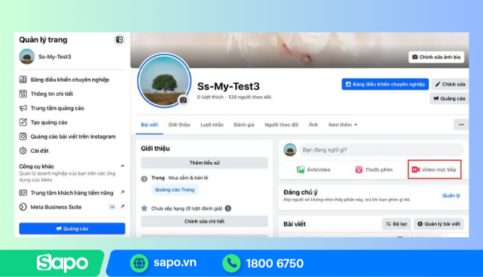 Đăng nhập Facebook trên máy tính để bắt đầu livestream