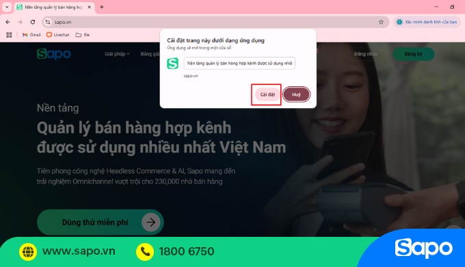 Cách lưu trang web - bước 3