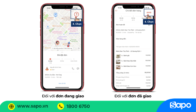 liên hệ shopeefood