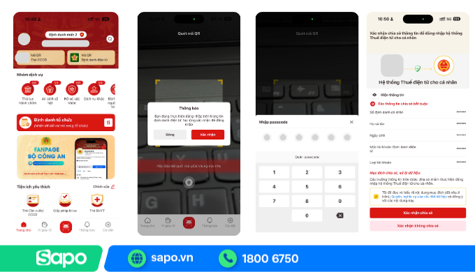 Đăng nhập bằng QR Code VNeID