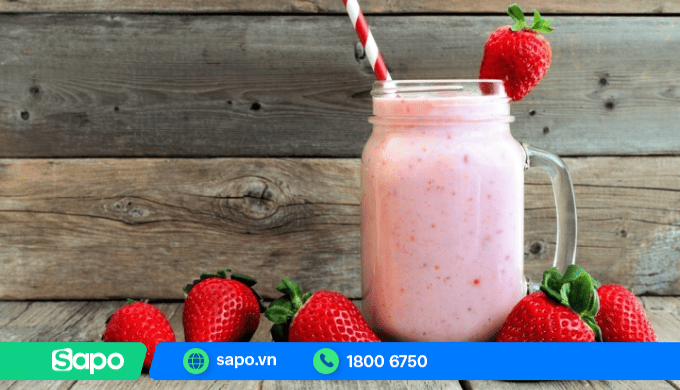 Cách pha chế Sinh tố dâu tây