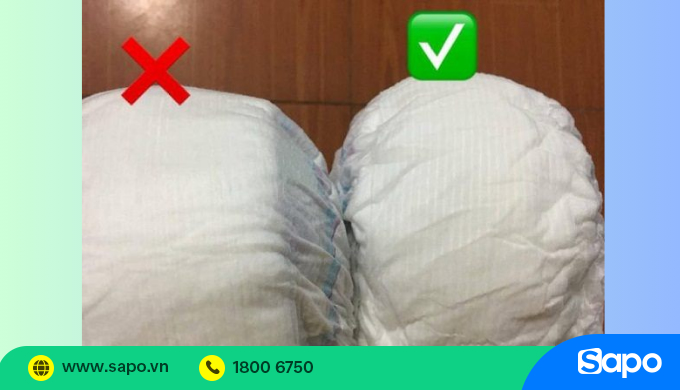 Không biết cách phân biệt bỉm thật giả sẽ khiến bé nổi mẩn, lở loét, tương lai có thể ảnh hưởng đến sức khỏe sinh sản