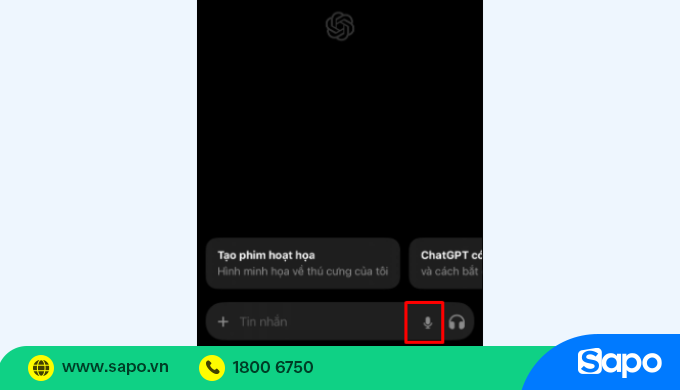 Cách dùng ChatGPT bằng giọng nói